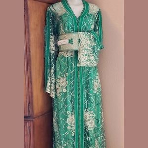 🧿Moroccan Kaftab Takchita Henna thobe dress